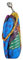 Abstrakte Kunst Frau Skulptur Figuren - Bunte Yoga-Charakter Statue für Moderne Heimdekoration - Handgefertigte Figur mit ausdrucksstarkem Design - Hand-Painted Ölmalerei Frau Statue (A)