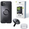 SP CONNECT Micro Stem Bundle | SPC+ | pour iPhone 11 Pro Max/XS Max | Support de téléphone Portable pour Guidon de vélo | Support de Smartphone | Support de téléphone Portable