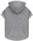 QDYU Hundepullover für mittelgroße Hunde, Hundepullover, solide, weich, gebürstetes Fleece, Hunde-Kapuzenpullover mit Tasche (Grau, M)