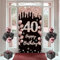 40th Birthday Decorations for Women, Happy 40 Years Old Fabric Sign Poster Rosegold Backdrop Door Banner, 40th Birthday Party Supplies Photo Background Welcome Sign, 180 cm x 90 cm