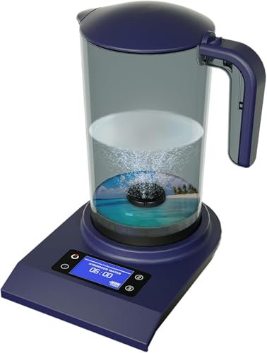 GOSOIT bouteilles d'eau enrichie en hydrogène Générateur d'hydrogène ionisateur d'eau à l'hydrogène Machine à fabriquer d'hydrogène avec technologie SPE PEM - 2000 ml/17floz