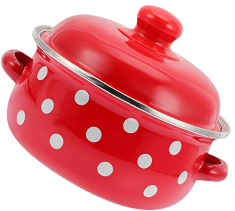 ABOOFAN Olla De Esmalte Olla Multifuncional Pequeños Utensilios De Cocina Olla De Estofado Olla De Sopa Para La Cocina Olla De Sopa De Esmalte Olla De Cocina Olla De Cocina Para Sopa