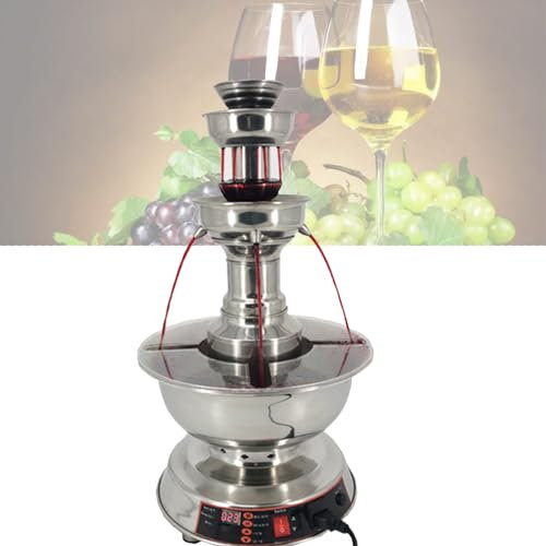 Electric Red Wine Fountain Machine, 3.5l Capacity Beverage/champagne Commercial Warmer Dispenser, 0~100℃ Temperature Adjustment, Suitable for Wine Dispenser For Wedding Bar Party