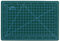 Schneidematte A5, 22x15cm Doppelseite Bastelunterlage Tischunterlage Cutting Mat, Schneideunterlage zum Basteln Quilten Nähen Stoff, Selbstheilend, Dunkelgrün