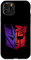iPhone 11 Pro Transformers Decepticon Autobot Distressed Split Retro Logo Case