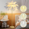 IEDZBEQ Lampe Plume Lampadaire en Plumes D'Autruche Lampadaire Salon 3 Couleurs À Intensité Variable,éClairage Domestique Lampe De Chevet Lampadaire Chambre pour Chambre À Coucher/Salle À Manger