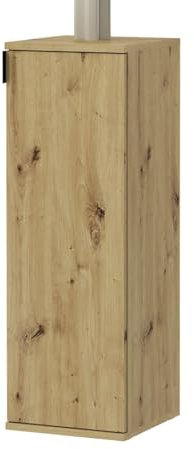 Inn.Furn Kommode Eiche Artisan Mehrzweckschrank Schuhschrank Flur Diele 30 x 99 cm Flur Diele SystemX (Eiche Artisan)