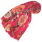 Lorenzo Cana - Damen Pashmina Schal Schaltuch aus weicher Wolle vom Merino Lamm buntes Blumen-Muster mehrfarbig 70 cm x 180 cm Wollschal Wolltuch 78665