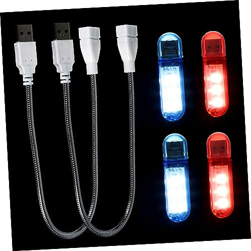 UKCOCO USB Tischlampe Mit Magnetfuß Flexibles Lichtband Für Maschinen Und Tastaturen Dimmbar Mit LED Technologie Ideal Für Präzise Arbeiten Und Nächtliches Lesen Plug Design