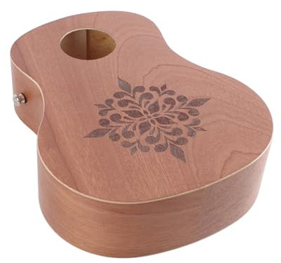 Travel Cajon Drum Handtrommel mit klassischer Gitarrenform, geringes Gewicht, Reise-Bongo-Trommel, Cajon-Trommel, Handpercussion-Box