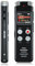 EVISTR L357 Digital Voice Recorder - 64GB Voice Activated Recorder with Playback and MP3 Player - Rechargeable Dictaphone with Noise Reduction Password for Lectures Meetings