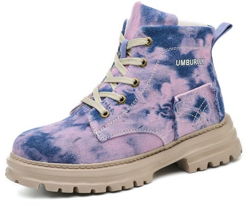 NBOFIEHY Chaussures de Sécurité Femmes Confortable Basket de Securite avec Embout en Acier Légère Bottes de Sécurité Respirante Chaussures de Travail Antidérapante, Violet, 41 EU