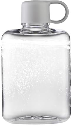 Hogvinnatil Flache Trinkflasche 360ml BPA-freie Schlanke Wasserflasche Für Handtasche Und Outdoor Tragbarer Reiseflasche Leicht & Kompakt Für Reisen Sport Und Fitnessstudio