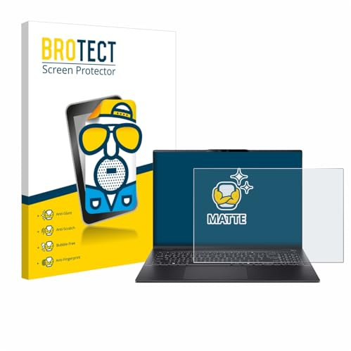 BROTECT Schutzfolie für Acer Swift 16 AI | Entspiegelnder Displayschutz Made in Germany Matte Displayschutz-Folie Anti-Reflex Anti-Fingerprint Einfache Montage
