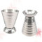 GLEAVI Vaso Medidor Inoxidable Cocteles Jigger Internas y Externas Onzas y Bares y Cocina