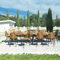 FurnitureR Garten Lounge Stuhl Set 4er - Braunes Veloursimitat, Metallkreuzgestell, Wetterfester Relax-Sessel für Terrasse