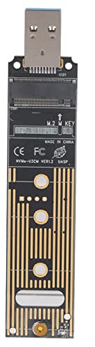 M.2 NVME to USB Adapter 10Gbps USB Enclosure for NVME PCIe SSD Tool Design for WD Crucial SSDs Portable External Converter