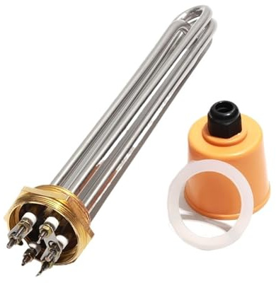 Compatible Avec SNDHEATE, Chauffe-eau Électrique DN32 DN40 DN50, Élément Chauffant À Immersion SUS304 220 V, Surpresseur Tubulaire 3 KW(DN50,6KW 240mm)