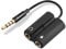 Sharkoon PMP35 - TRRS Audio Combo Adapter für Gaming Headsets (PS4 / Tablets / Smartphones / Notebooks) schwarz