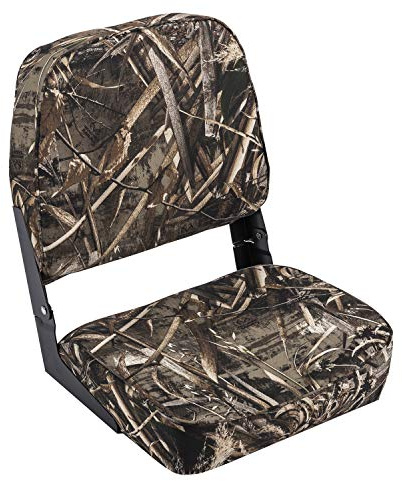 Wise 8WD618PLS-733 Camo Low Back Boat Seat, Realtree MAX Camo
