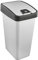 Keeeper Cubo de la Basura Premium con Tapa Abatible, Tacto suave, 45 l, Magne, Plateado (Light Silver)
