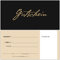 25 Gutscheine Gutscheinkarten Geschenkgutscheine – edel neutral Schwarz-Beige