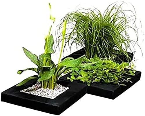 Aquacadabra 5x 25cm Square Floating Plant Island Fish Pond Planter Planting Basket