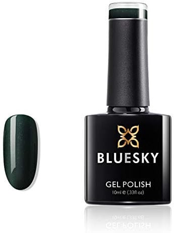 BLUESKY Glamour Collection Gel Nail Polish for Shiny and Beautiful Nails Long Lasting for up to 3 Weeks (Forest Green 80574), 10 ml (1er Pack)