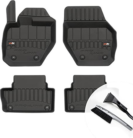 moto-MOLTICO 3D Gummimatten Auto, 4-teiliges Set, Allwetter Gummi Fußmatten, Antirutsch & Wasserfest Autoteppiche - passend für Volvo XC60 I 2008-2017