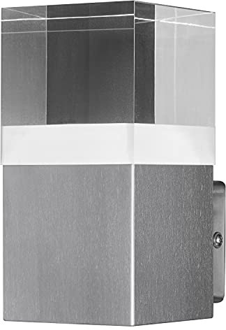 LEDVANCE LED Wandleuchte, Design Leuchte in Kristalloptik für Außen, Warmweiß (3000K), 4.5W, ENDURA STYLE CRYSTAL WALL