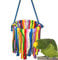 NganSuRong Pet Bird Parrot Cotton Rope Chewing Bite Hanging Cage Swing Budgie Climb Bungee Chew Toys Training Cockatiel Hammock