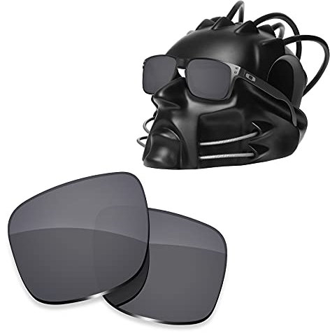 ToughAsNails Verres de rechange pour lunettes de soleil Oakley Holbrook XL OO9417 59 mm, Bouclier noir, taille unique
