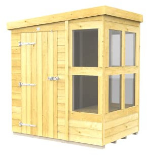 Total Sheds 6x4 Pent Potting Shed Fast 2-5 Days Delivery Anywhere In The U.K