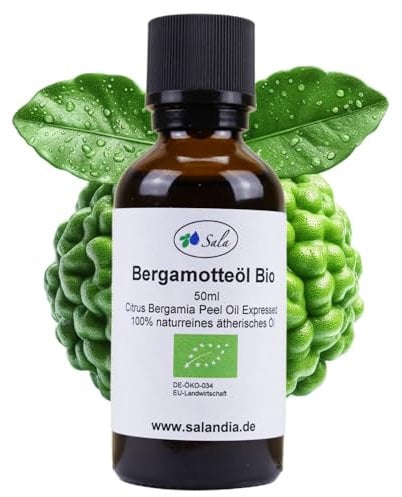 Sala Bergamotteöl ätherisches Öl naturrein BIO kbA - zum Verzehr - 50 ml