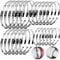 24 Stück Schlauchschellen Edelstahl CV Set, 10-90mm Einstellbar Achsmanschetten Schlauchklemmen Werkzeug, Rohrschellen Hose Clamp Klemmschellen Antriebswelle Gelenkschelle Boot Crimp Kit