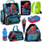 Goldkids Schulranzen Spiderman ergonomischer Ranzen Federmappe Zuckertüte Trinkflasche Brotodose Turnbeutel Sporttasche Aufgabenheft für die Grundschule 8er Set Lizenzartikel Marvel Spiderman