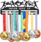 SUPERDANT Leichtathletik Medaillen Aufbewahrung Leichtathletik Medaillen Halter Sport Medaillen Halter Hängende Dekor Medaillenhalter für Wandhalterung Geschenke für Sportler Kinder 40X15cm