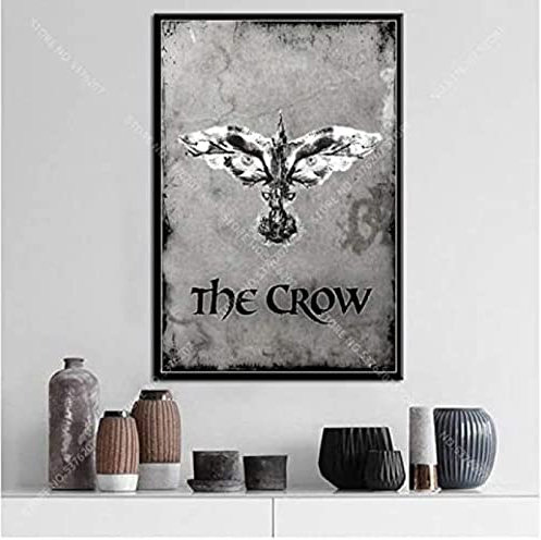 Poster The Crow Vintage Filmposter, Wandkunst, Bilder, Poster Und Drucke, Leinwandgemälde, Heimdekoration 50X70Cm Kein Rahmen