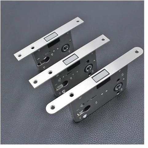 Corpo della serratura silenziosa in acciaio inossidabile RML-35 5572 Distanza dei fori Corpo della serratura con aspirazione magnetica Accessori for serrature for porte interne (Color : 4558)