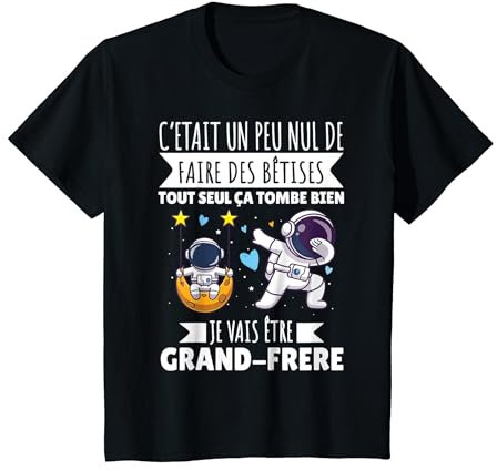 Annonce grossesse humour futur grand frère cadeau surprise T-Shirt