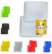 SPORTIVONETIC® Anti-Slip Tape Premium Schienbeinschoner Band -Schienbeinschonerhalter für Fußbal aus Silikon für Erwachsene & Kinder, Damen & Herren mit Grip - Football, Fussball (Weiß, S)
