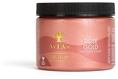 As I Am Curl Color Rose Gold- Temporary Colour & Curling Gel 6oz