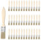 40 Stück Kleine Pinsel Borstenpinsel Set 17cm Flachpinsel Lackierpinsel Malerpinsel Pinsel Lack Fensterpinsel mit Holzgriff für Pinsel Farben Kunst Malerbedarf Lacke Malerei DIY Streichen von Wänden
