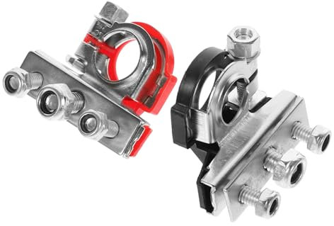Mikinona Professional Grade Battery Terminals Ends Clamps 3-way Battery Terminal Clamp for Car Battery Connector