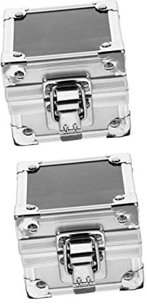 HONMEET 2pcs Nail Drill Bit Storage Suitcase Organizer Box for Manicure Tools Multi-slot Holder for Professional and Home Use Keeps Your Drill Bits Neat and Accessible