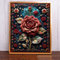 fghgbf Schöne Rose 5D Diamond Painting Set Diamond Painting Bastelset Square Drill für Erwachsene Diamant Malerei für Wohnzimmer und Schlafzimmer Wanddeko 20x50cm