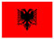 Bandiera dell'Albania, bandiera 90 x 150 cm, bandiera grande con passante, per albero e cordini, bandiera leggera, bandiera per sport, calcio, edifici (Albania 1 pz)