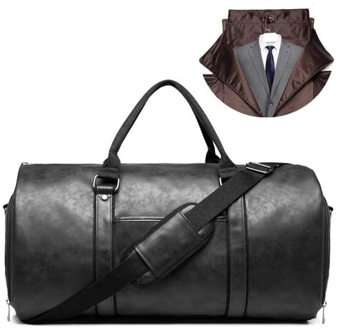 Sac de Voyage Pliable,Housse Costume Homme,Sac De Vêtements Pliable, avec Pochette À Chaussures,Sac De Costume Suspendu De ge