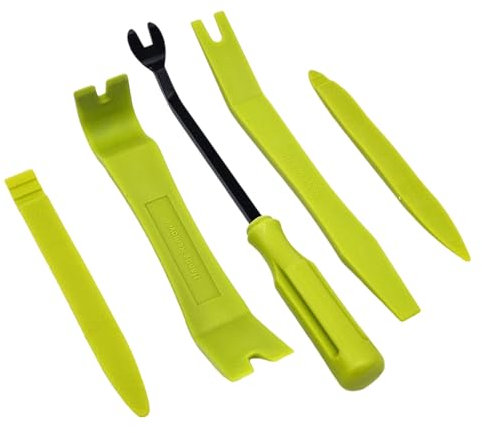 HERO Lösewerkzeug Zierleistenkeile Lösehebel 5 Stück Demontage Werkzeuge Kunststoff Hebelwerkzeug Türverkleidung Entfernung für Fahrzeug Innen Verkleidung Reparatur Zierleisten Keil Clip Löser Set