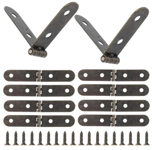 DOITOOL Cerniere in Per Mobili Antichi Piccole Cerniere Per Scatole Per Artigianato Fatto Mano e Decorative Per Progetti Lavorazione Del